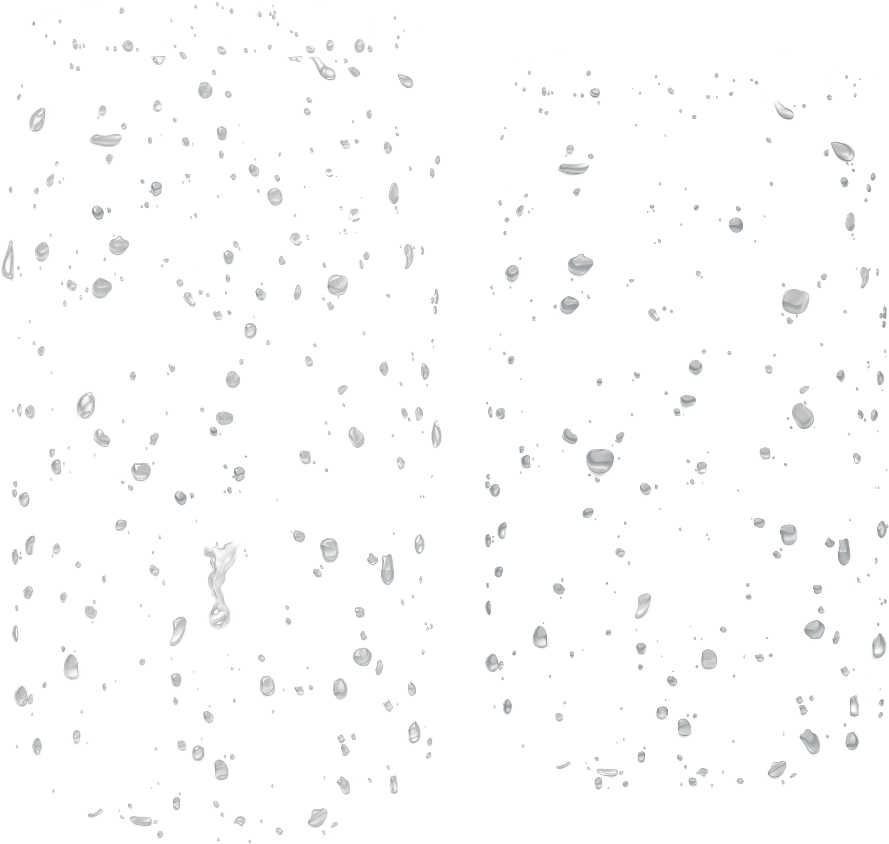 Water drops PNG image