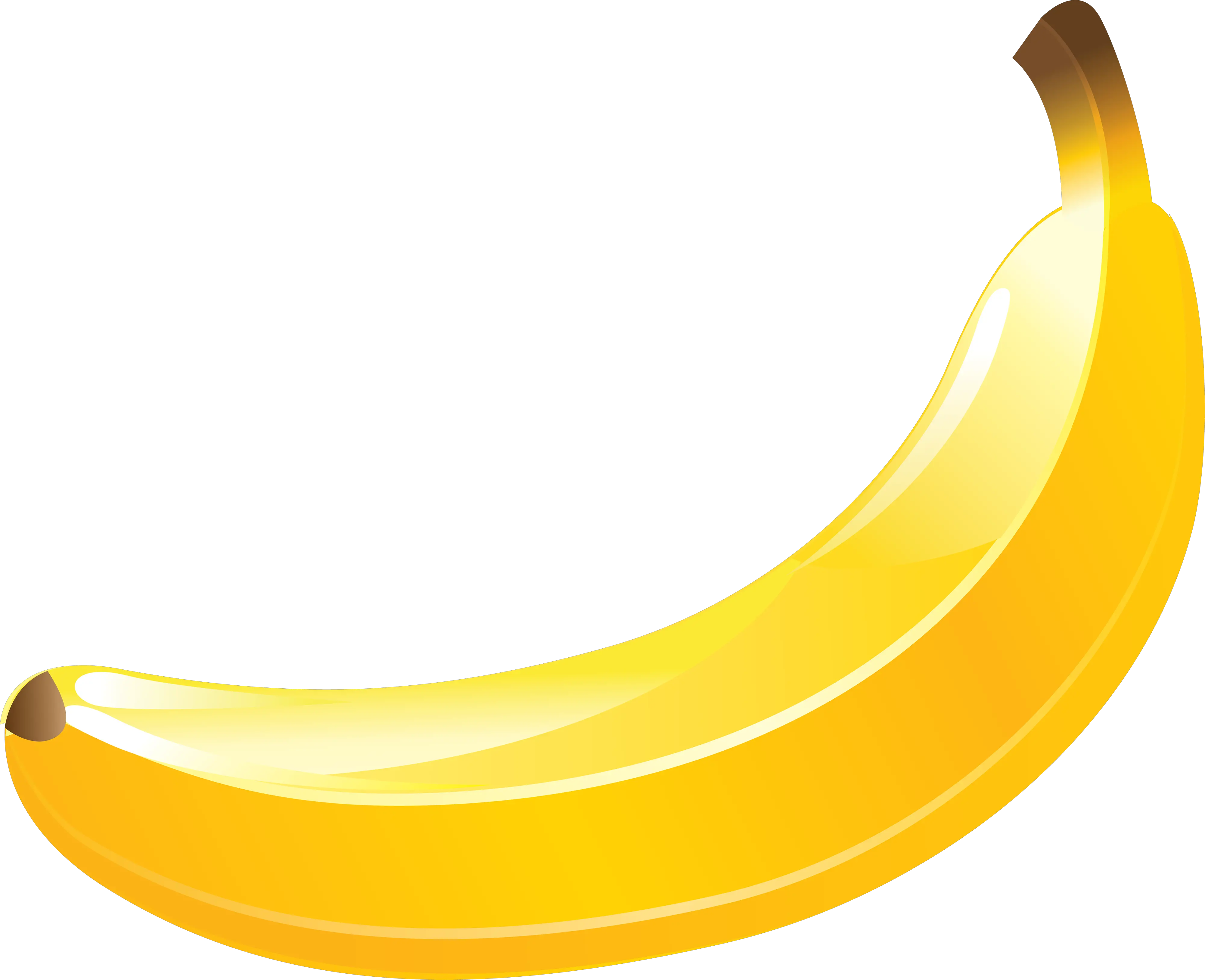 yellow banana PNG image