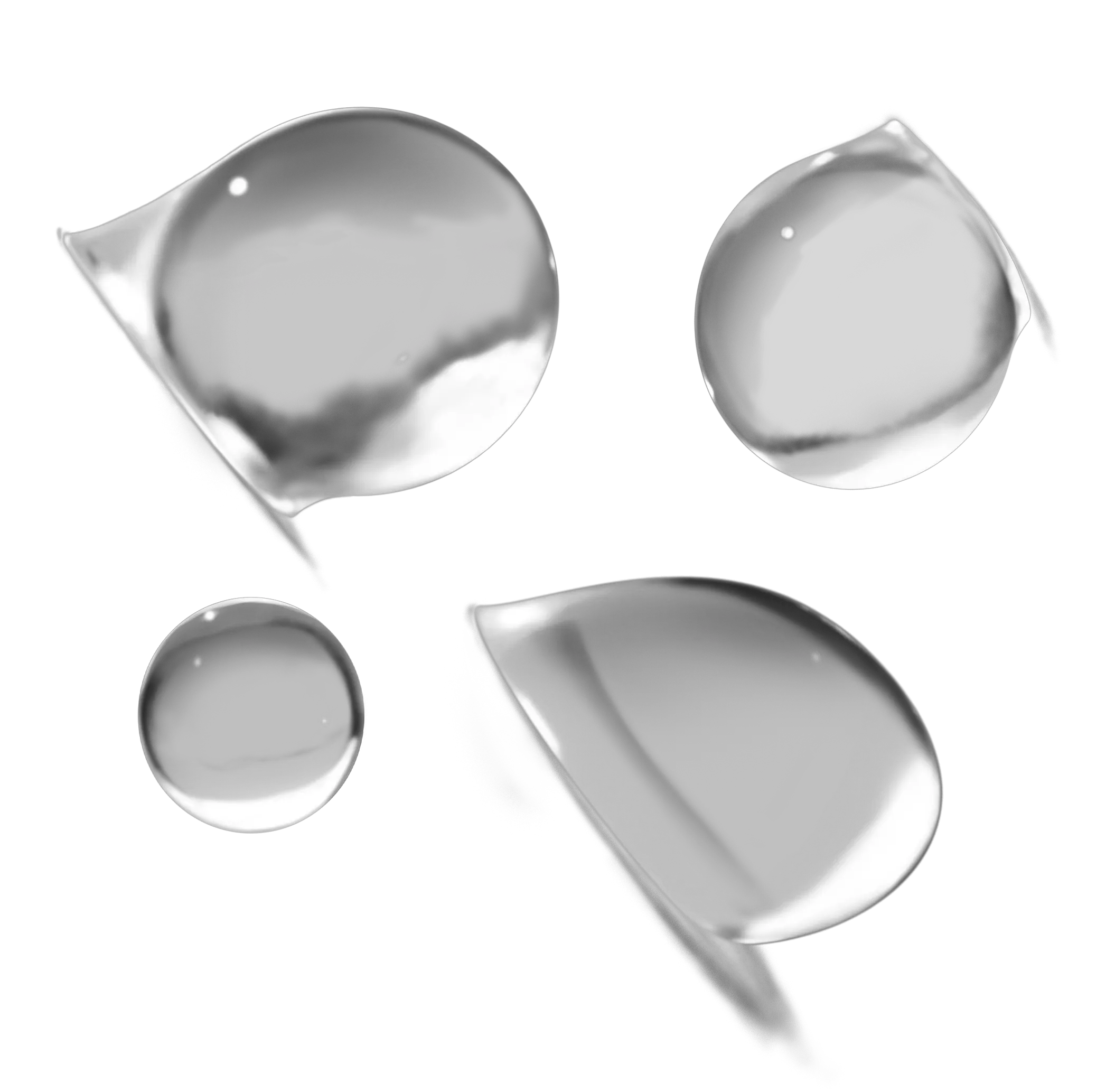 Water drops PNG image