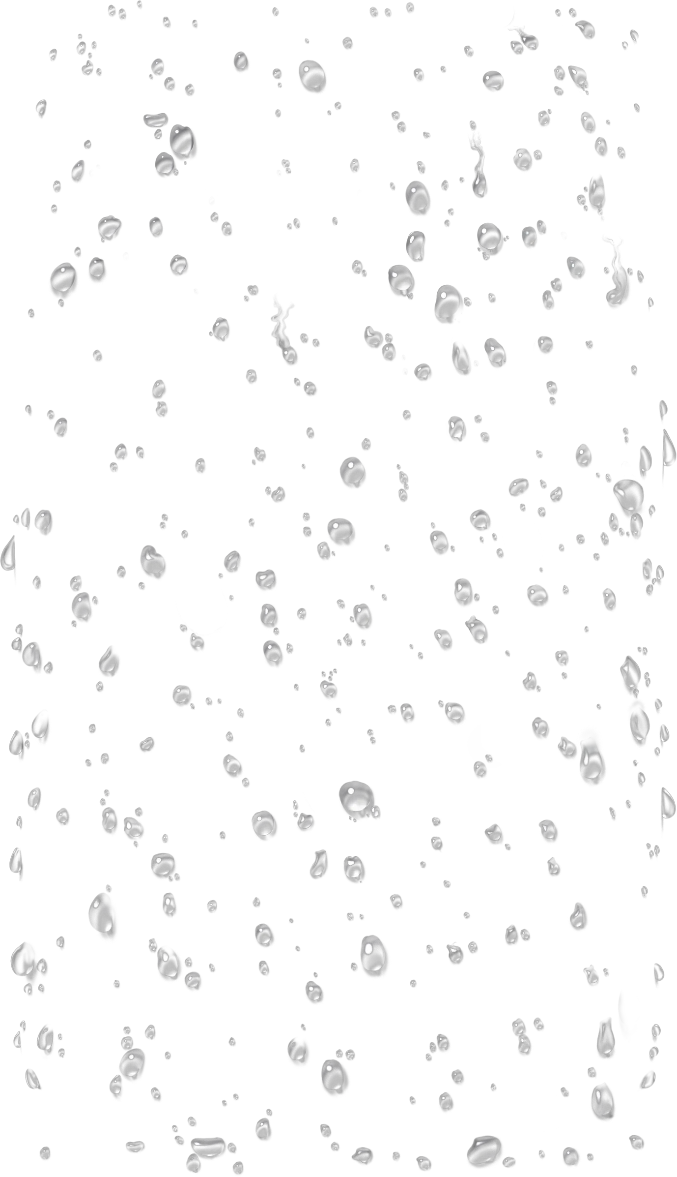 Water drops PNG image