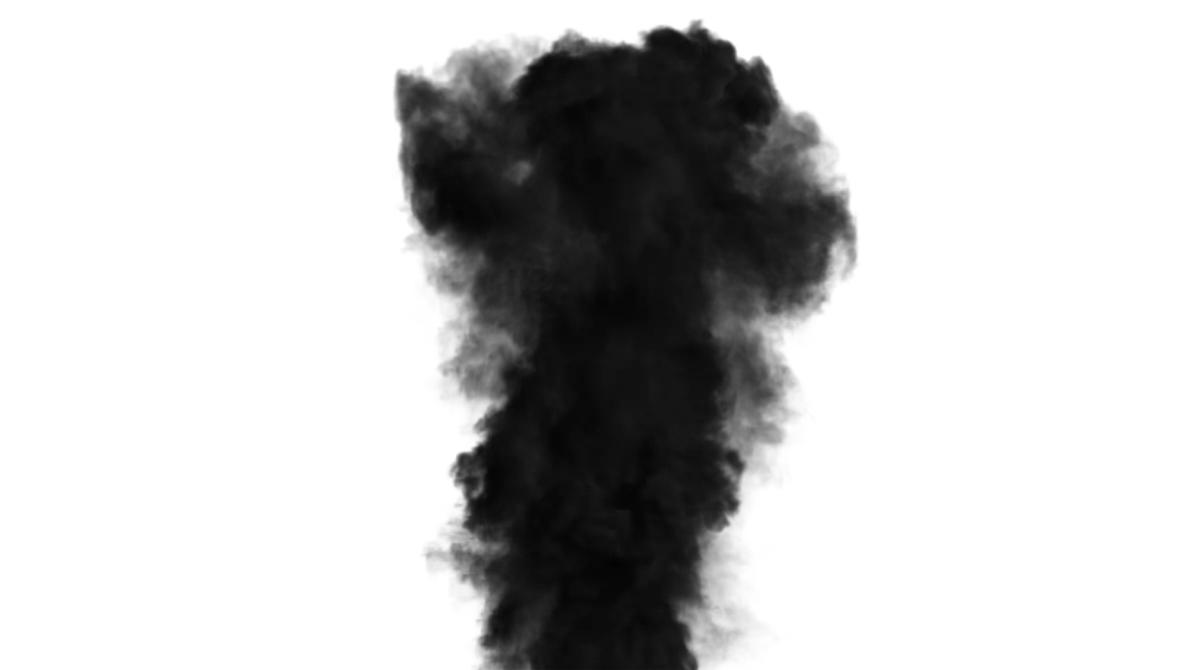 Black smoke PNG image smokes