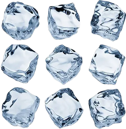 Ice cubes PNG image