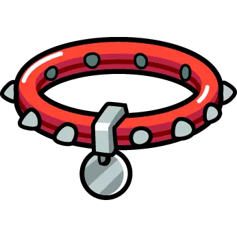 Dog collar PNG