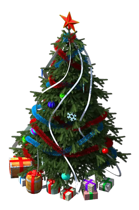 Christmas fir-tree PNG image