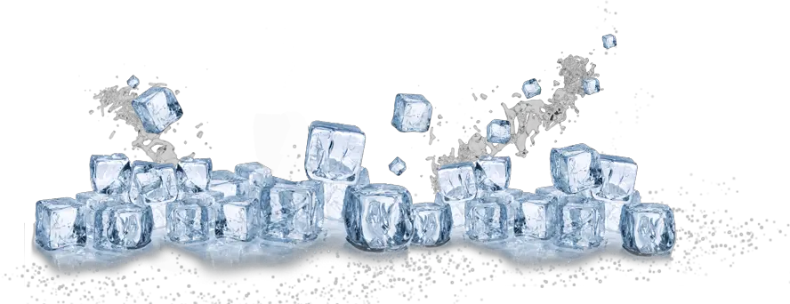 Ice cubes PNG image